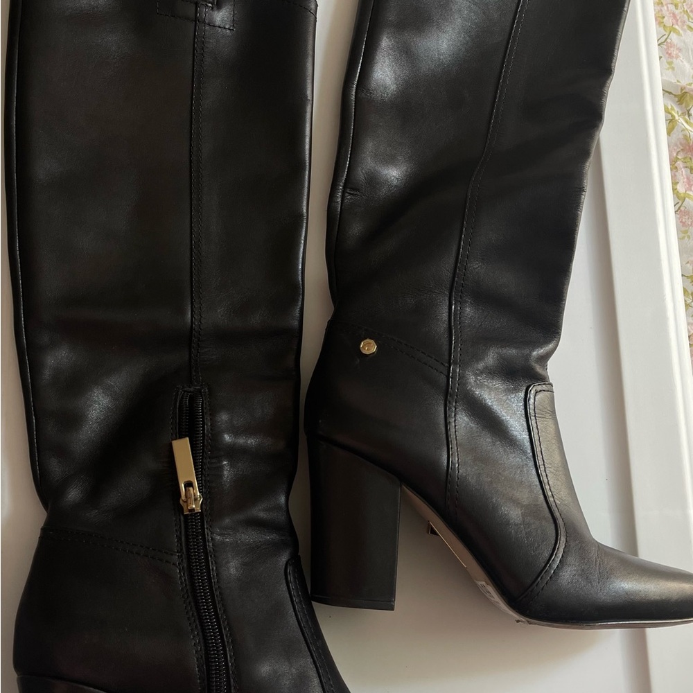 Louise et Cie Black Heeled Knee Boots